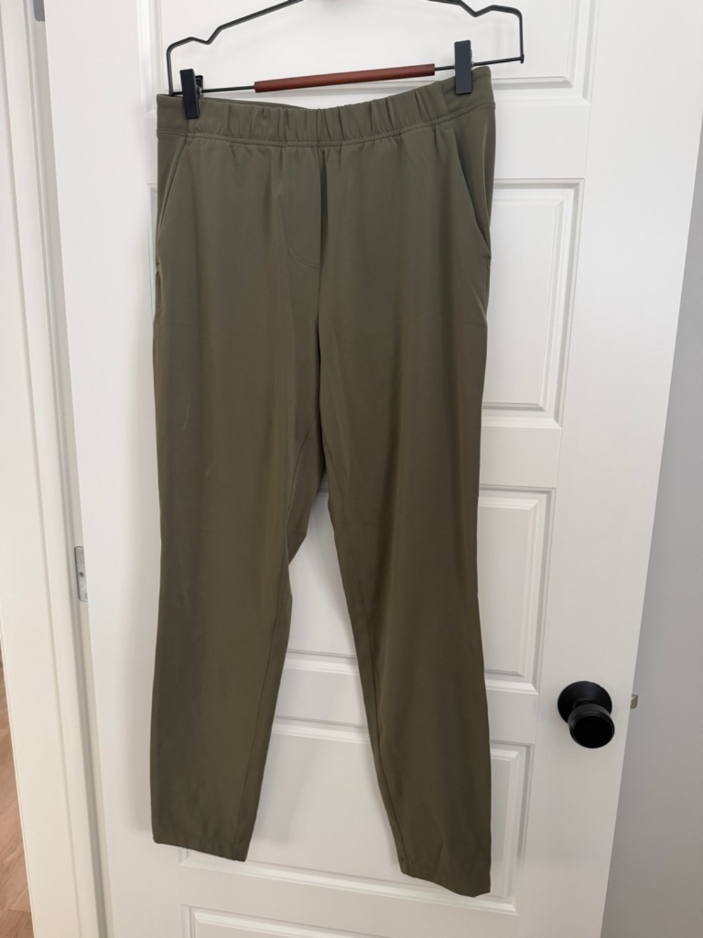 Kit and Ace Olive Green Pull-On Dress Pants